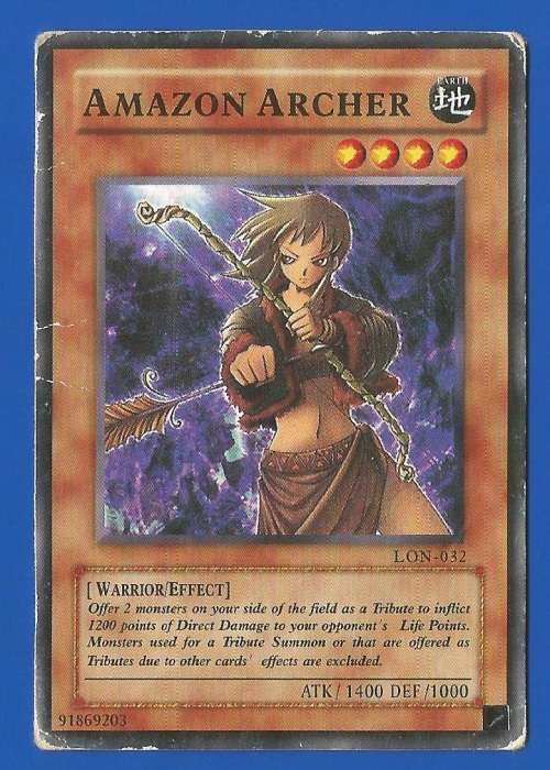 YU-GI-OH-Trading Card Game-Amazon Archer-ATK-1400-DEF-1000