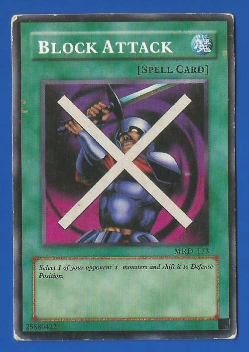 YU-GI-OH-Trading Card Game-Block Attack