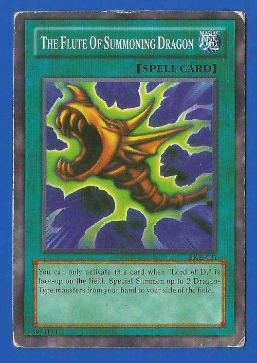 YU-GI-OH-Trading Card Game-Konami-The Flute Of Summoning Dragon
