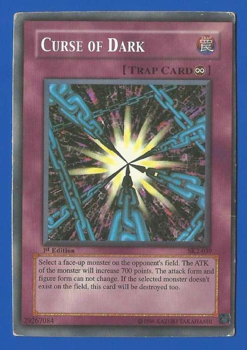 YU-GI-OH-Trading Card Game-Konami-1st Edition-1996-Curse Of Dark