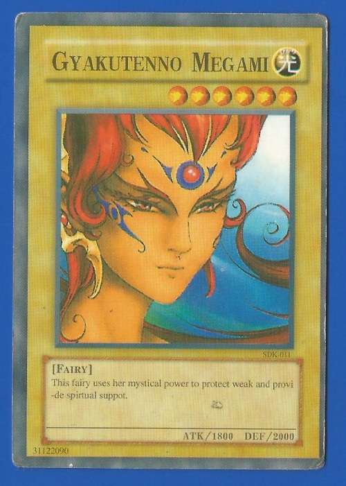 YU-GI-OH-Trading Card Game-Konami-Gyakutenno Megami-ATK-1800-DEF-2000
