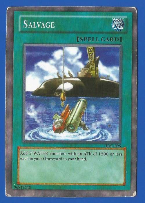YU-GI-OH Trading Card Game-Konami-Salvage-Spell Card