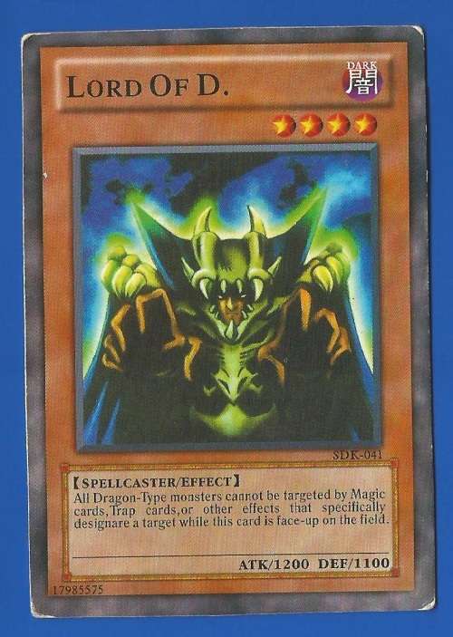 YU-GI-OH Trading Card Game-Konami-Lord Of D-ATK-1200-DEF-1100