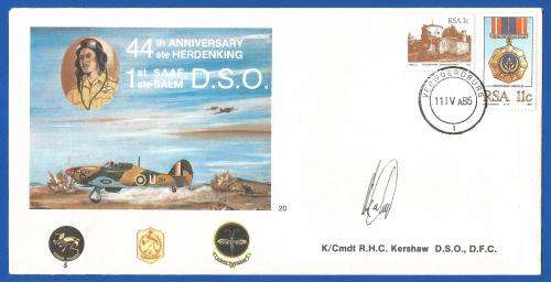 South African Air Force-FDC-Cover-No20-Signed-1985-No 1627 of 8000-Thematic-Military-Plane-Air Force
