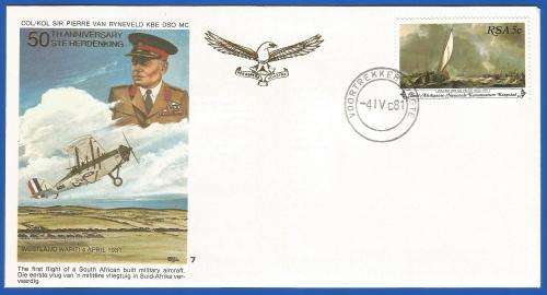 South African Air Force-FDC-No7-1981-Thematic-Military-Plane-Air Force