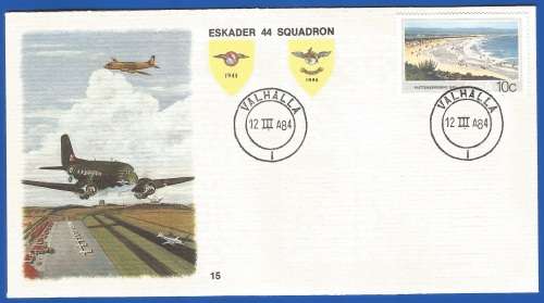 South African Air Force-FDC-No15-1984-No 7280 of 10000-Thematic-Military-Plane-Air Force