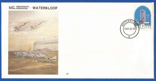 South African Air Force-FDC-No33-1988-No 3026 of 7000-Thematic-Military-Plane-Air Force