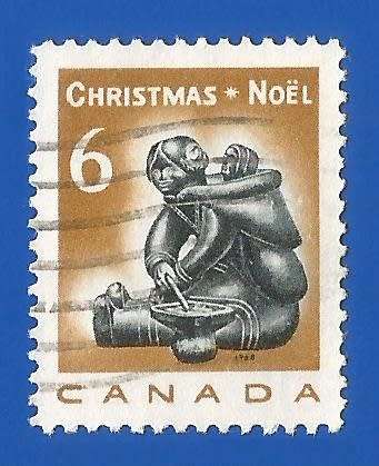 Canada-Used-Single-Stamp-Thematic-Christmas