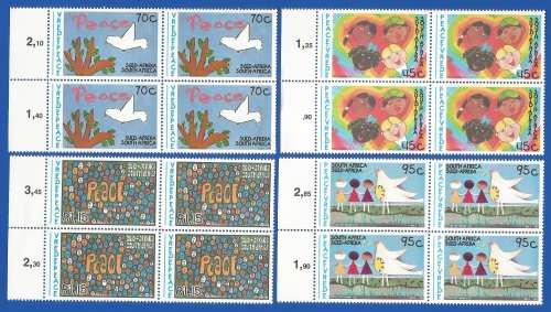 RSA-MNH-1994-Peace Issue-Children`s Paintings-Thematic-Children`s Paitings