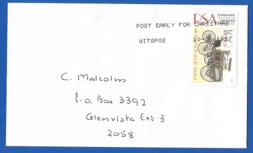 RSA-FDC-Cover-1997-Thematic-Motoring-Vehicle