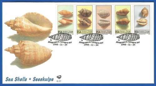 RSA-FDC-Cover-1995-SACC 6.27-Thematic-Sea Shells