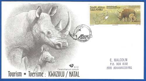RSA-FDC-Cover-1995-SACC 6.12-Thematic-Fauna Tourism - Provinces