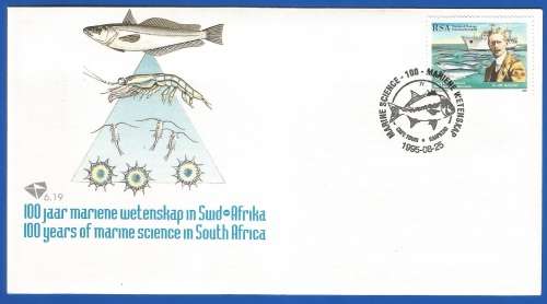 RSA-FDC-Cover-SACC 6.19-100 Years Marine Science in SA-Thematic-Marine-Famous Person