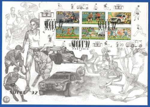 RSA-FDC-Cover-1992-M/S-Sport-Thematic-Sport