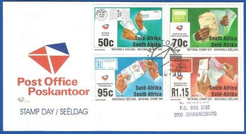 RSA-FDC-SACC 6.6-1994-National Stamp Day-Addressed-Thematic-Stamp Day-Symbol