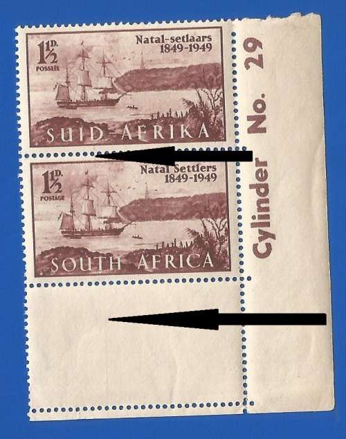 Union of South Africa-SACC126 British Settlers Landing -MNH-Variety-Thematic-Scenery-Ship