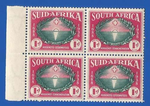 Union of South Africa-SACC82 Huguenot Memorial Fund -MNH-Thematic-Symbol