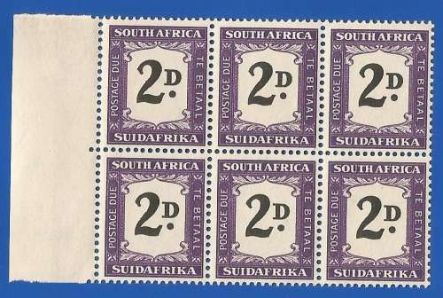 Union of South Africa-SACC35 - 1948-1949 Postage Due-MNH-Thematic-Number