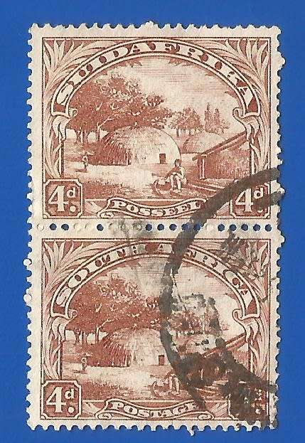 Union of South Africa-Used-SACC47a WMK INV-Thematic-Scenery