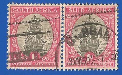 Union of South Africa-Used-Cancel Durban 1950-Thematic-Ship