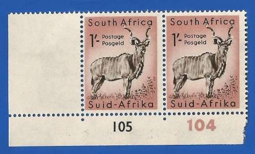 Union of South Africa-MNH-SACC174 Kudu -Thematic-Fauna-Animals