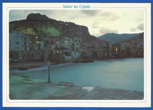 PostCard-Post Card-Italy Stamps Used-Cefalu La Marina-Thematic-Places of Interest