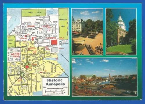 PostCard-Post Card-USA Cancel Used-Thematic-Places of Interest