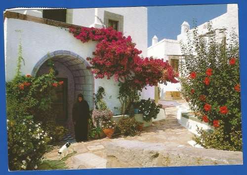 PostCard-Post Card-Greece Stamp Used-Thematic-Places of Interest