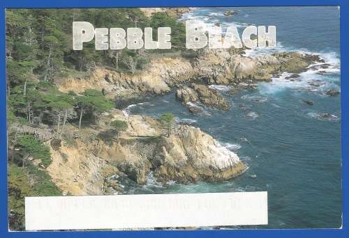 PostCard-Post Card-USA Stamp Used-Pebble Beach-Thematic-Places of Interest