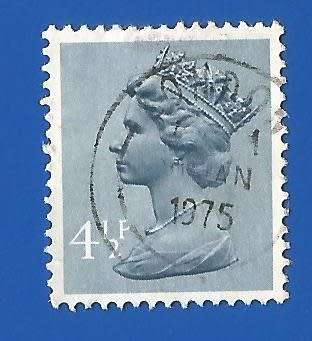 England-Used-Machins-Thematic-Famous Person-Queen