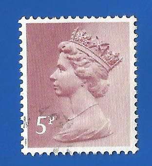 England-Used-Machins-Thematic-Famous Person-Queen