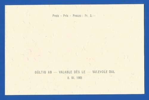Helvetia 1965 National Philatelic Exhibition NABRA, Bern -MNH-M/S-Thematic-Symbol