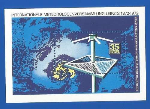 GERMANY 1972 International Meteorologist Congress -DDR-MM-M/S-Thematic-Technology