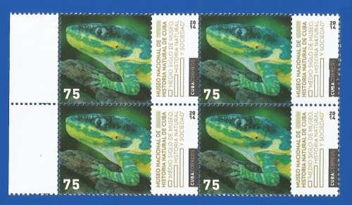 Cuba 2014 The 20th Anniversary of the National Museum of History -MNH-Thematic-Fauna- amphibians