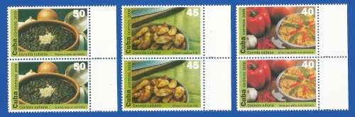 Cuba 2009 Traditional Food -MNH-Thematic-Food