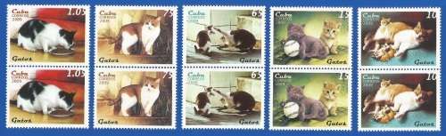 Cuba 2009 Cats -MNH-Thematic-Fauna-Cats