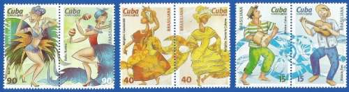 Cuba 2013 World Stamp Exhibition BRASILIANA 2013 -MNH-Thematic-Music-Festivals