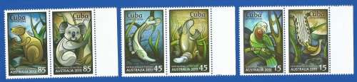 Cuba 2013 World Stamp Exhibition AUSTRALIA 2013 -MNH-Thematic-Fauna-Flora