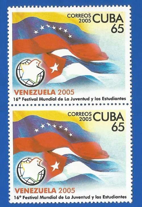 Cuba 2005 World Youth Festival, Venezuela -MNH-Thematic-Symbol-Flag