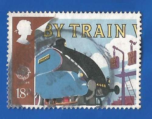 England-Used-Cancel-Thematic-Transport-Train