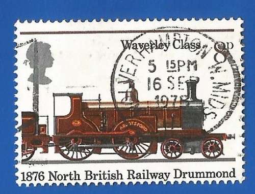England-Used-Cancel-Thematic-Transport-Railway-Train