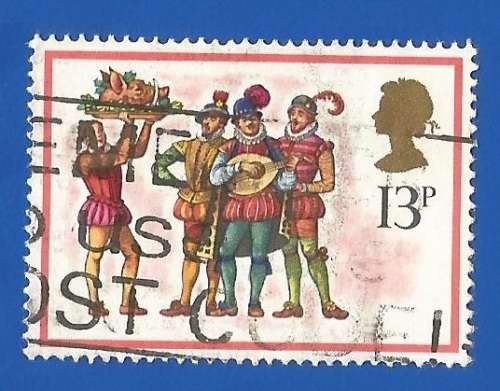 England-Used-Cancel-Thematic-History-Costumes