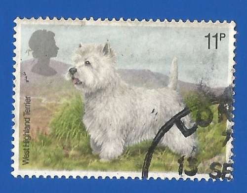 England-Used-Cancel-Thematic-Fauna-Dogs-Pets