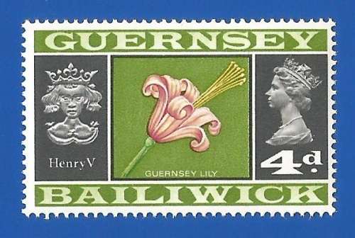 Bailiwick Guernsey-Used-Thematic-Flora-Flower