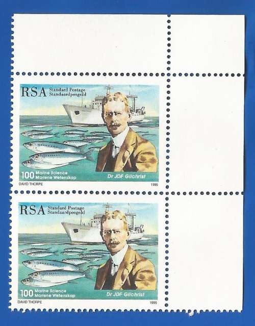 RSA-1995-MNH-SACC910-100 Years Marine Science in S.A.-Thematic-Marine
