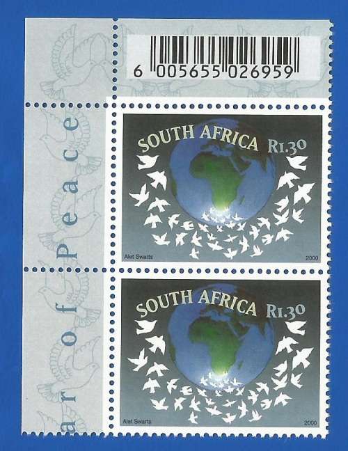RSA-2000-MNH-SACC1285-International Year of Peace -Thematic-Symbol