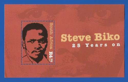 RSA-2002-MNH-M/S-SACC1510-Steve Biko 25 years on-Thematic-Symbol-Eclipse