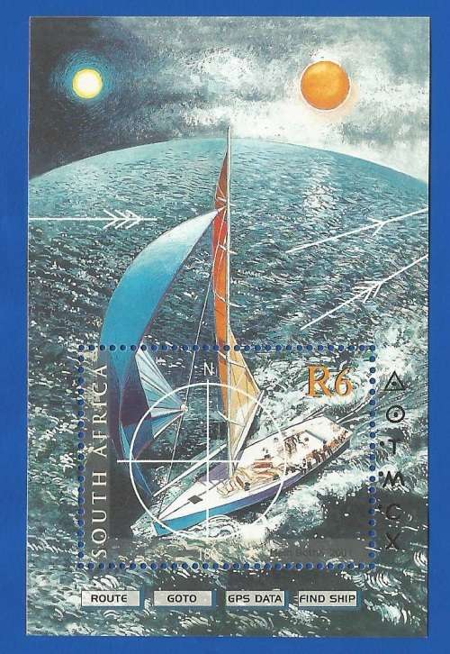 RSA-2001-MNH-M/S-SACC1453-Round the World Yacht Race-Thematic-Yacht-Boat