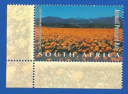 RSA-2001-MNH-SACC1445-South African Natural Wonders-Thematic-Places of Interest-Flora-Flowers