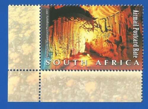 RSA-2001-MNH-SACC1439-South African Natural Wonders-Thematic-Places of Interest-Flora-Caves